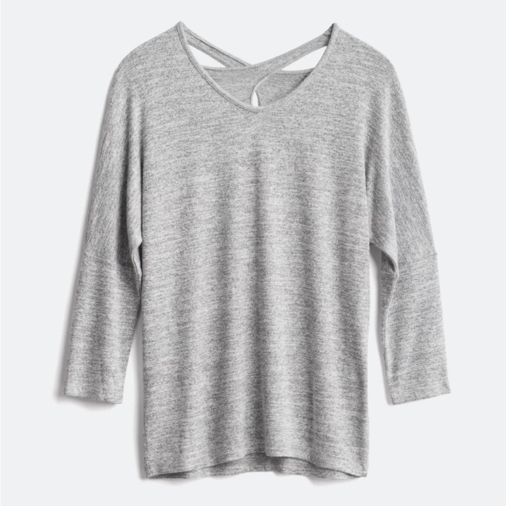 Market & Spruce Claira cross-back knit top
